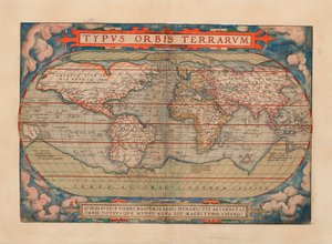 De kaart is uitgegeven in (1579) en toont een wereldkaart